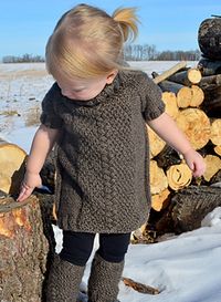 Little Olivia's Sweater Dress pattern by Lara Simonson