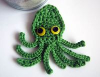 20 Cute Ocean and Sea creatures crochet applique free pattern - jennyandteddy