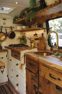 68  Camper Van Kitchen Designs and Inspirations - TastyInteriors