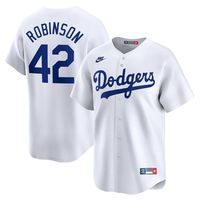 Gear up in this Brooklyn Dodgers Jackie Robinson Throwback Cooperstown Collection Limited Jersey from Nike. This Nike gear features a classic full-button front and rounded hem, making it a stylish addition to your collection. The Nike Dri-FIT ADV moisture-wicking technology makes for an improved and comfortable feel wherever you decide to watch the game. Featuring distinct Brooklyn Dodgers graphics, this jersey ensures your fandom is on full display as you watch your favorite team.Gear up in this Brooklyn Dodgers Jackie Robinson Throwback Cooperstown Collection Limited Jersey from Nike. This Nike gear features a classic full-button front and rounded hem, making it a stylish addition to your collection. The Nike Dri-FIT ADV moisture-wicking technology makes for an improved and comfortable f