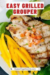 Grilling season is here and there is no better grouper recipe for grilling than Grilled Grouper with lime butter. This easy grilled grouper recipe is both healthy, delicious, and ready in less than 15 minutes, making it a summer must!