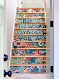 Handpainted Stairs