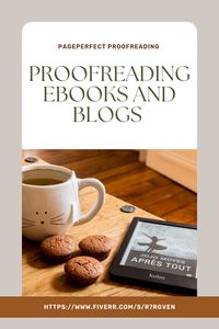 I offer proofreading and copyediting services for blogs and manuscripts.