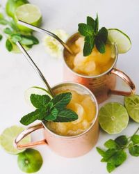 Recipe: Frozen Peach Bourbon Mule | Kitchn