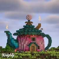 survival friendly starter minecraft fantasy teapot base java edition