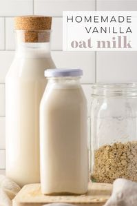 Making your own oat milk is so EASY! All you need are oats and water. Add some vanilla and maple syrup for a delicious oat milk recipe. #oatmilk #homemadeoatmilk #oatmilkrecipe #vanillaoatmilk | Mindful Avocado