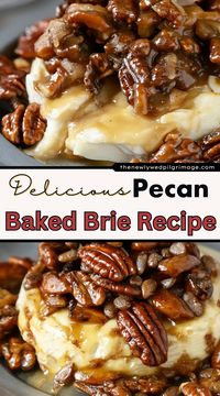 Maple Pecan Baked Brie For A Rustic Appetizer Experience - The Newlywed