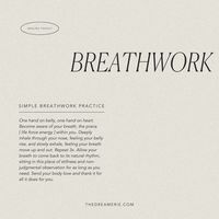 Breathwork Practice To Connect Back To Self - The Dreamerie