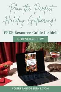 Ready to host a holiday get-together your guests will rave about? 

Grab our FREE Holiday Planning Resource Guide packed with expert tips, checklists, and creative ideas to make your celebration unforgettable.


Whether it's a cozy family dinner or a festive party with friends, we’ve got everything you need for a stress-free, memorable holiday season. ✨


#HolidayPlanning #PartyPlanning #HolidayGathering #FreeGuide #FourBearsDesigns