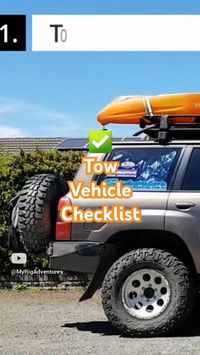 Before hitting the road, make sure your caravan tow vehicle is ready to roll with this handy pre-travel checklist. ⛺️ >PIN IT For Later<