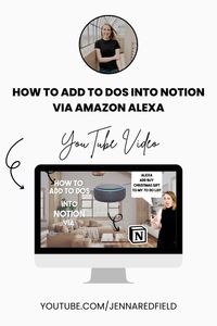 How To Add To Dos Into Notion Via Amazon Alexa