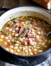 Navy Bean Soup with Ham Recipe – choose a recipe