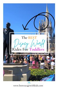 Planning a vacation to Disney World with a toddler? There are so many things to do! Here's the BEST Disney World Rides for Toddlers in each park. These great Disney travel tips with toddlers will help you plan your magical trip to Disney World. Travel tips. Travel tips and tricks. Travel tips with toddlers. Travel tips with kids #disney #disneyworld #waltdisneyworld #disneyflorida #travel #traveltips #traveltipskids #traveltipstoddlers #disneyworldwithtoddlers #disneyworldtips #familytravel