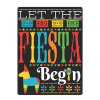 Let the fiesta begin! This Fiesta Sign Stand-Up is sure to get the party started when you add it to your party supplies. Featuring bright colors, this sign is perfect for Cinco de Mayo celebrations, birthday parties, fundraisers and more. Cardboard. 17" x 23" Stand-ups are one-sided with a brown cardboard back. Simple assembly required. © OTC