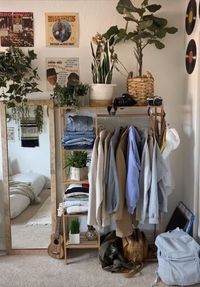 bedroom ideas decor plants clothes aesthetic music