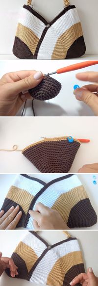 Lots of different bag tutorials can be found on our blog. Some of them are harder to make than the others. This particular bag is really easy to make. Not saying that this is the easiest bag of all, but pretty much any crochet lover can finish this project. The tutorial is clean and detailed.… Read More Crochet Bag – Easy