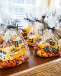 Construction Birthday Party Favors! See more party planning ideas at CatchMyParty.com!