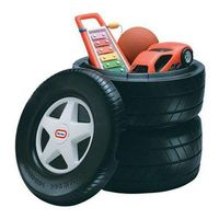 Little Tikes Classic Racing Tire Toy Chest - Walmart.com