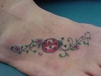 Floral tattoo by Shazz at Skin Masons Riverstone