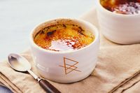 Low Carb Creme Brulee. Easy to get it perfect every time using sous vide. Only 10 grams of carbohydrate per serving. Easy to make, low-carb, delicious.