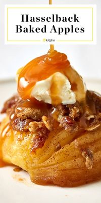 Better Baked Apples: Hasselback Apples with Oat Topping | Kitchn