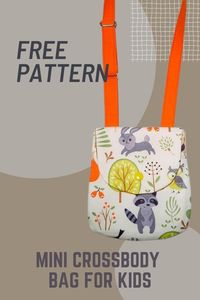 Mini Crossbody Bag for kids FREE sewing pattern (with video). This small-size crossbody bag is quick and very easy to sew. It’s ideal for children and teens (or even for you) when a big bag isn’t necessary and you only need to run out with a few essentials. Please note there are no written step-by-step instructions for this pattern. Instruction is by way of the video tutorial. SewModernBags