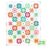 ON ORDER! Who doesn’t love a field of flowers?! All the colour and happy fabric combinations in the individual blocks make this quilt truly a joy to make! A fat-quarter-friendly modern quilt pattern employing conventional block-based piecing techniques. Flower Field is a fun quilt that plays with colour, scale and value to keep the eye intrigued. Strip piecing shortcuts help things go together quickly. Skill level: Intermediate Please view second image for fabric requirements. THIS IS A PRINTED