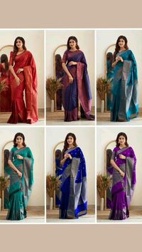 🔔

*FABRIC : SOFT LICHI SILK CLOTH.*

*DESIGN : BEAUTIFUL RICH PALLU & JACQUARD WORK ON ALL OVER THE SAREE.*

*BLOUSE : EXCLUSIVE JACQUARD BORDER.*

 😍 *New PRICE ONLY  :  750* 😍

 ➡️ *100% BEST QUALITY* ⬅️

👌 *Once Give Opportunity , Coustomer Satisfaction Is Our Goal*