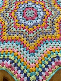 Granny Star Blanket Beginners Crochet | Etsy