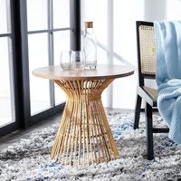 SAFAVIEH Whent Coastal Round Accent Table - 23" W x 23" L x 20.1" H - On Sale - Overstock - 32970621