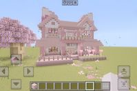 #minecraft #pink #house