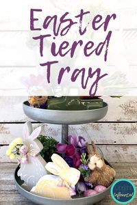 Looking for inexpensive crafts to add to your Easter tiered tray? Check this out!