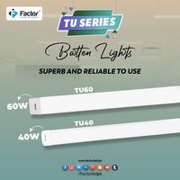 Save More Energy With Our Fashionable And Sustainable TU Series Batten Lights. Buy Now at www.factorled.pk or 📞 +92 330 2525290 | +92 322 8256205 #FactorLEDpk #LEDlights #LEDbulbs #OutdoorLighting #IndoorLighting #HomeLighting #FactoryLighting #WarehouseLighting