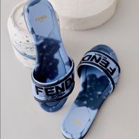 Fendi Authentic Sandals. Tie Dye Colors. Beautiful Blue. New Used Once And Need Anew Home. They Were Too Small. Barely Wore Them For 10 Mins Comes With Box And Dust Bag!