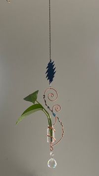 Scrollwork Propagation Station, Sun Catcher, Bud Vase, Hanging Plant, Deadhead Decor, Gardeners Gift, Houseplant Starter - Etsy