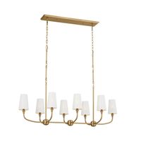 Kichler 52510BNB Adeena 8 Light 47" Wide Linear Chandelier | Build.com