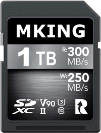 One terabyte worth of memory at 300 MB/s to store your files for your camera, computer, or a myriad of other devices. Find it for sale by following the link.