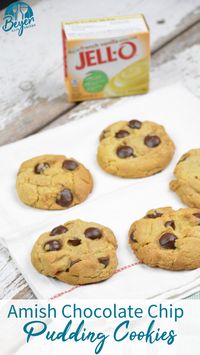 These are the best Amish chocolate chip cookies with pudding as the secret ingredient are always requested. They are the softest chocolate chip cookies.