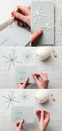 Stitched Snowflake Gift Tags