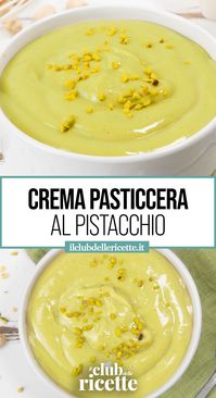 La Crema Pasticciera al Pistacchio è una golosissima variante della classica Crema Pasticciera che in questa versione viene arricchita da Crema di Pistacchi per conferirle il tipico gusto e aroma. Una crema perfetta per farcire dolci, guarnire torte o da servire come dolce al cucchiaio.