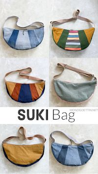 SUKI Bag - Halbmondtasche nähen - Mondgöttin