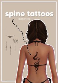 spine tattoos ♡ | Patreon