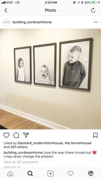 Simple photos and simple frames for kiddos shots. Love this look!