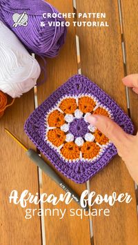 Perfect for beginners, our African flower crochet pattern is a joyful journey into crafting. #BeginnerCrochet #FlowerCrochet #EasyCrafting