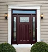 houses with exterior door with sidelites - Google Search