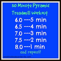 30 Minute Treadmill Pyramid Workout