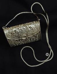 Pure Silver Chitai Chain Bag