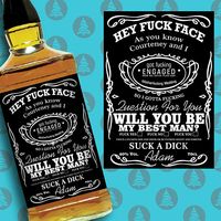 Will you be my Groomsman label Groomsman invitation You be my