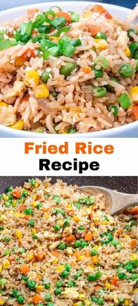 My favorite Chinese dish is definitely fried rice. I not only find it delicious but also comforting. It is so easy to order it nowadays. Take-out is just a phone call away. But, do you know how easy it is to make homemade fried rice? Let me tell you.