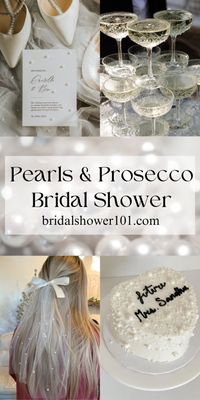 Pearls and Prosecco Bridal Shower Theme